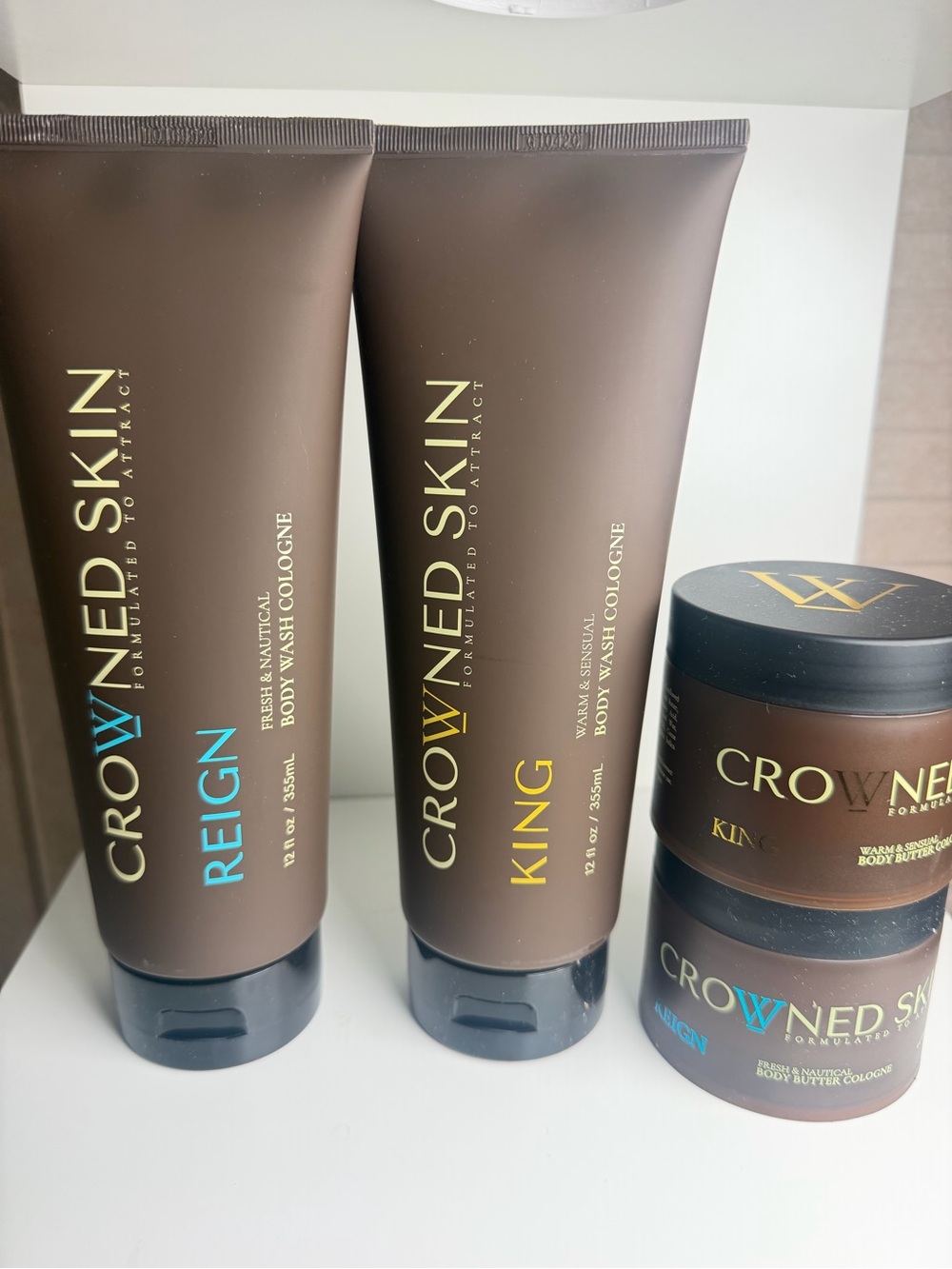 King Men's Body Wash & Butter — Brown